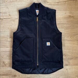 Men’s Carhartt duck canvas work vest sz small